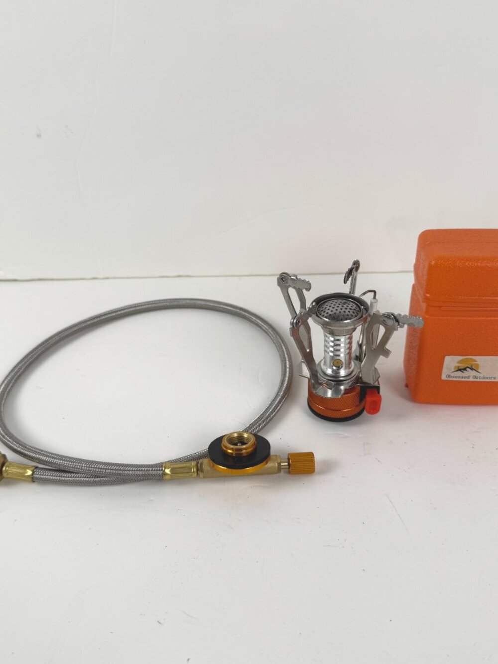 Outdoor Folding Mini Gas Stoves Ultralight Portable With Extension Cable MC-212